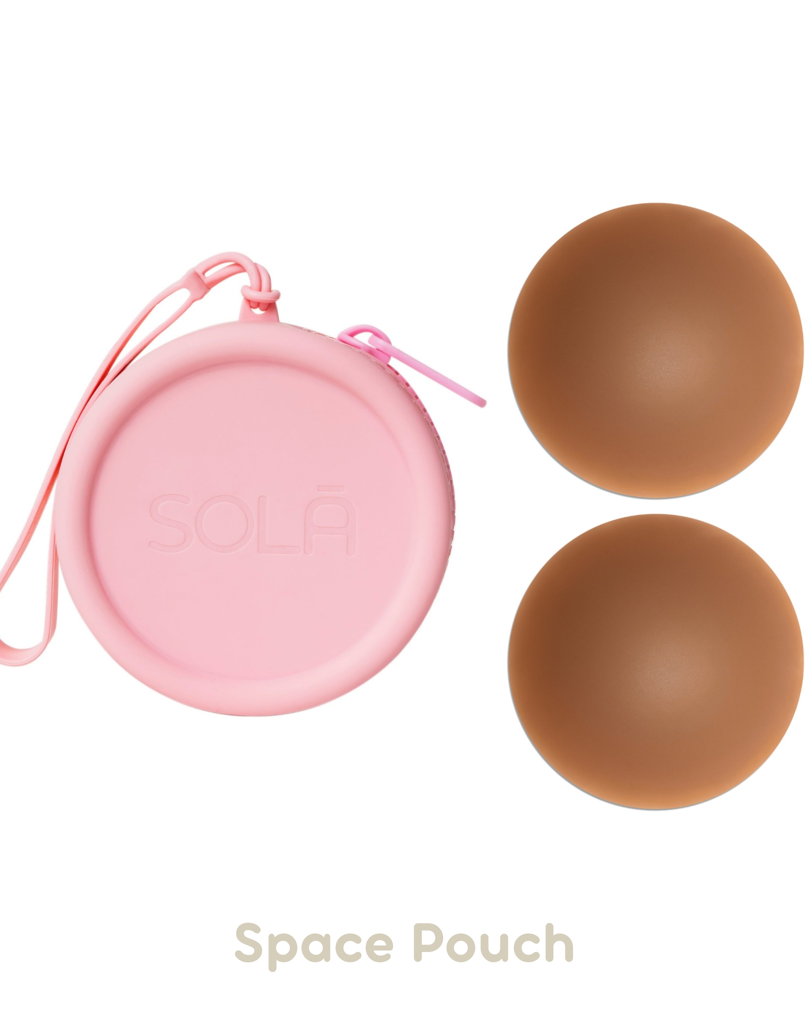Eclipse nipple cover with space pouch