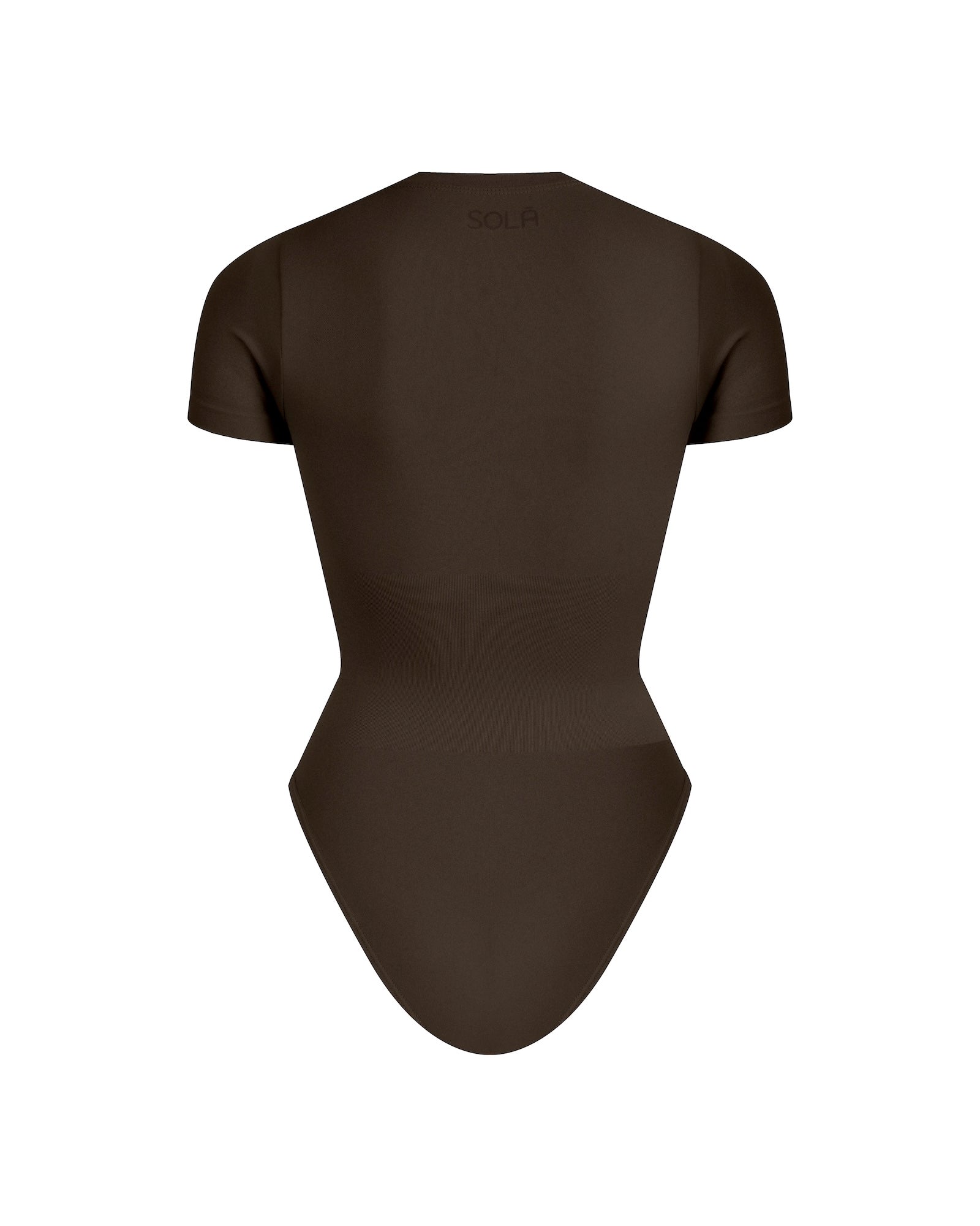 Brown bodysuit on a white background