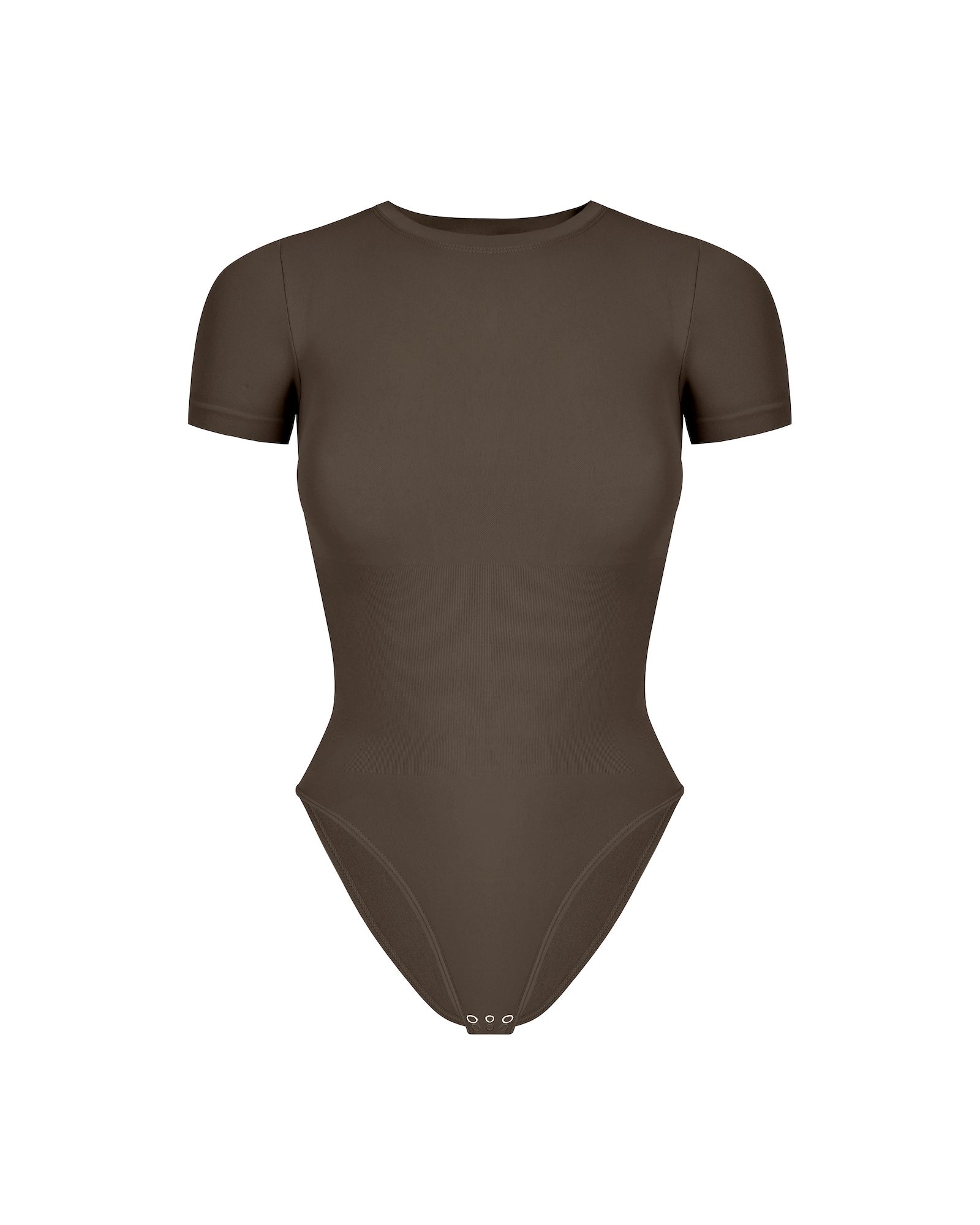 Brown bodysuit on a white background
