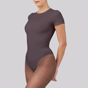 Hugging Shortsleeve Shapewear Bodysuit