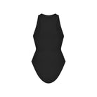 Back view of Black Halter Neck Shapewear Bodysuit