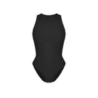 Front view of Black Halter Neck Shapewear Bodysuit